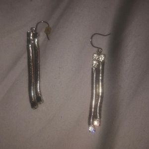Silver earrings